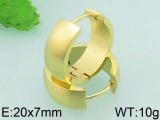 Náušnice krúžky gold hladké ny4771 chirurgická oceľ