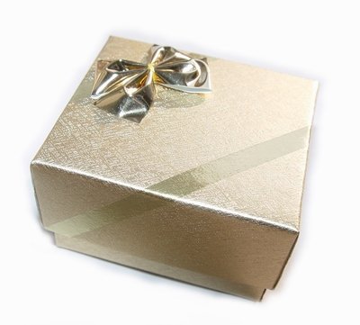 Darčeková krabička malá Zlatá farba jew760 bižutéria