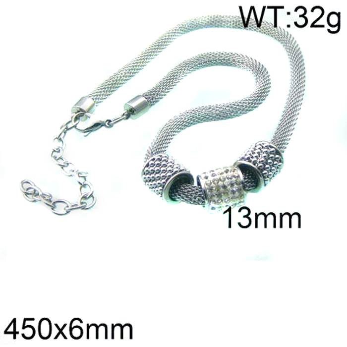 Nádherný náhrdelník Mesh 45cm ny2853 chirurgická oceľ