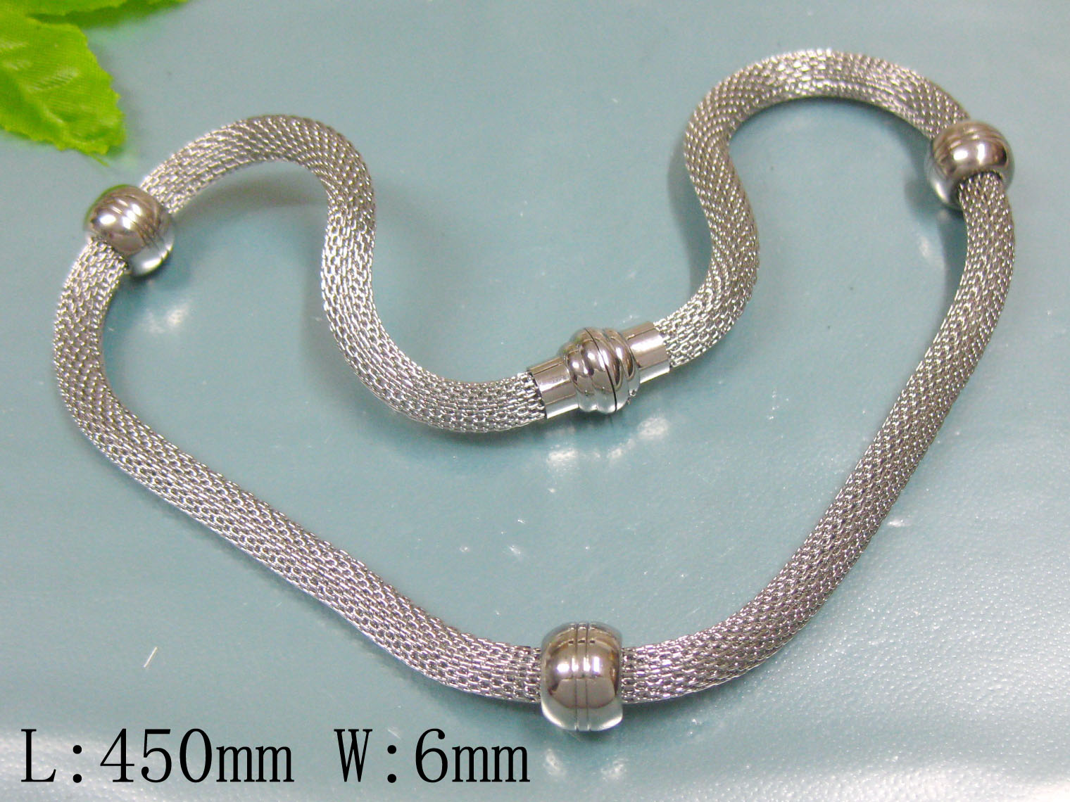 Nádherný náhrdelník Mesh 45cm ny2855 chirurgická oceľ