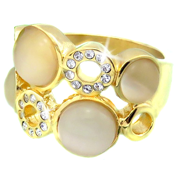 Výrazný prsteň Camel Pearl ny4472 chirurgická oceľ veľ.57
